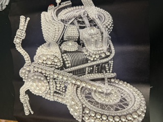 Moto — The Ride, handmade diamond art