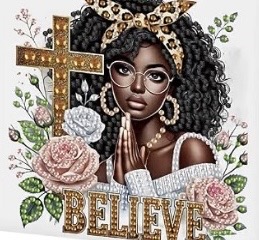 Grace — The Believer, Diamond Divas diamond art portrait No. 29