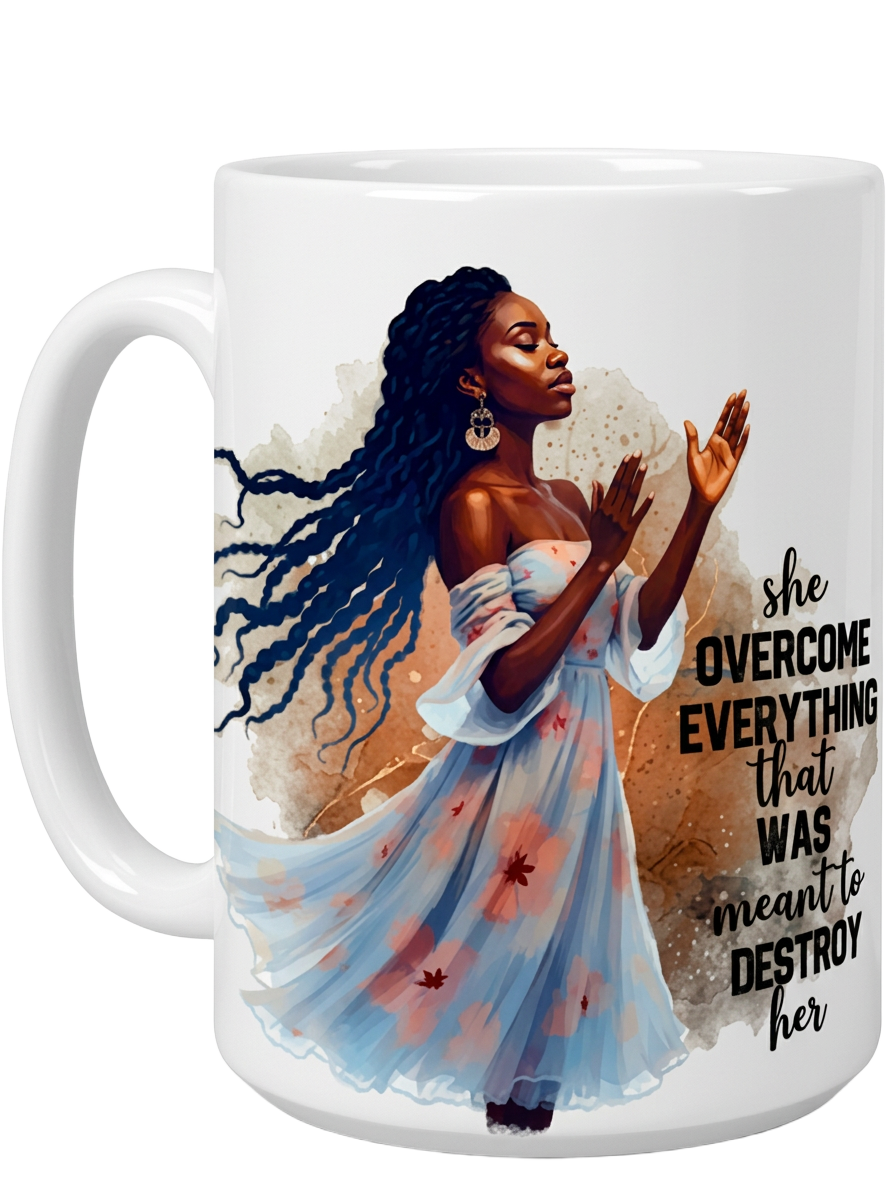 She Overcame — Diva with a Higher Purpose mug